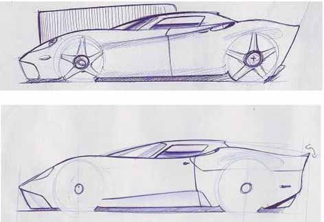 Photo of ESAMI 2012 DISEGNO DI CARROZZERIA_Ancora un progetto di Ferrari a motore centrale, naturalmente sempre dedicata a Scaglietti