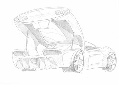 Photo of ESAMI 2012-13 DISEGNO DI CARROZZERIA – Sempre sul tema “Scaglietti”, ecco la Ferrari 520 SC