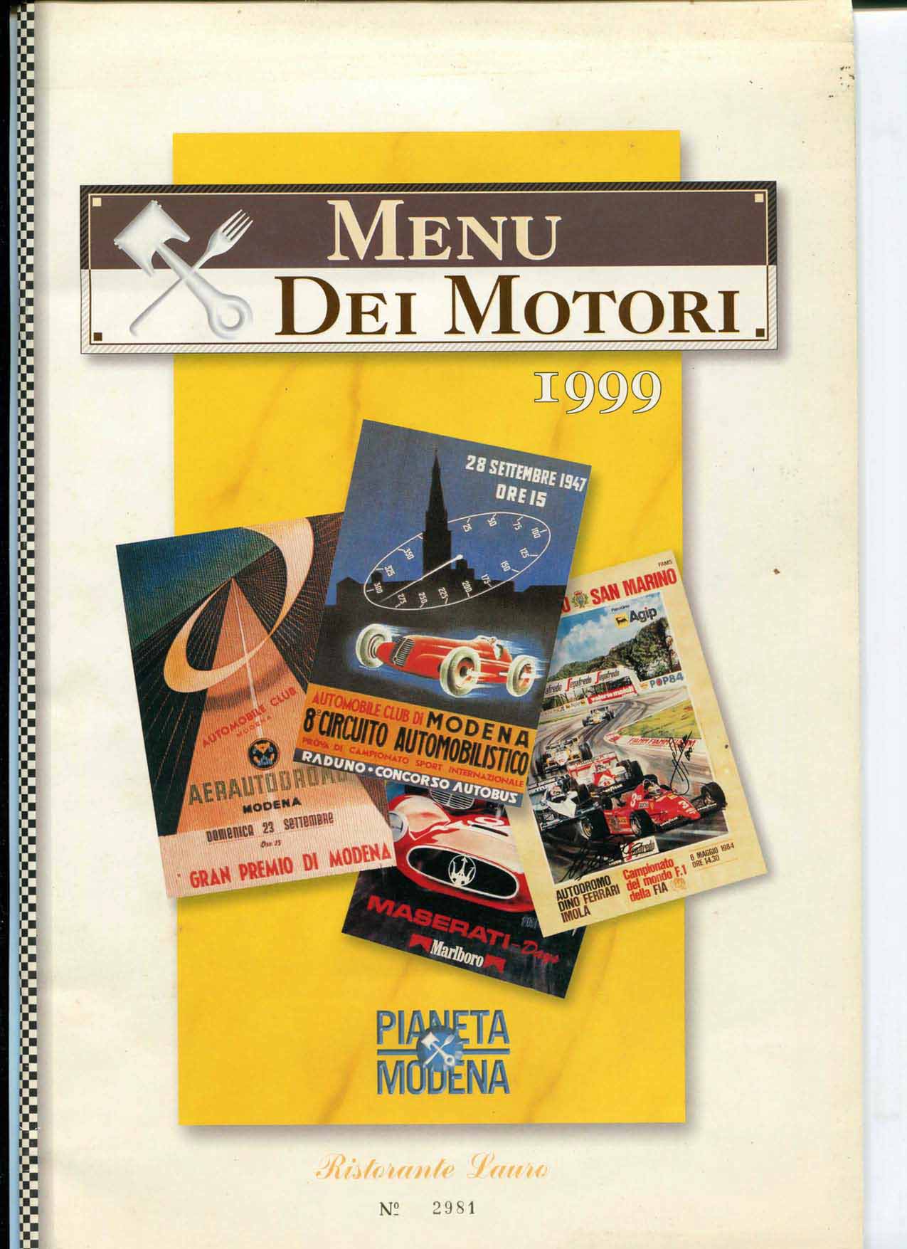 Photo of Menu dei Motori 1999: in abbinamento alla Fiera di Genova!!!