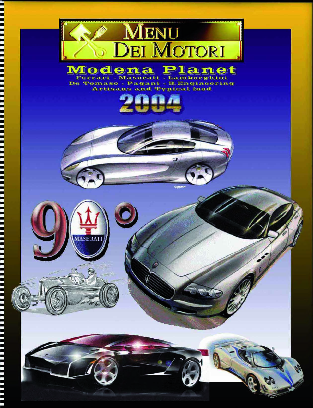 Photo of Menu dei Motori 2004: 90° Maserati! Ufficiale: Seminario e cena di gala!