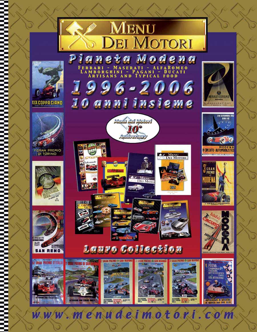 Photo of Menu dei Motori 10° Anniversario 1996 – 2006: si chiude il primo ciclo!