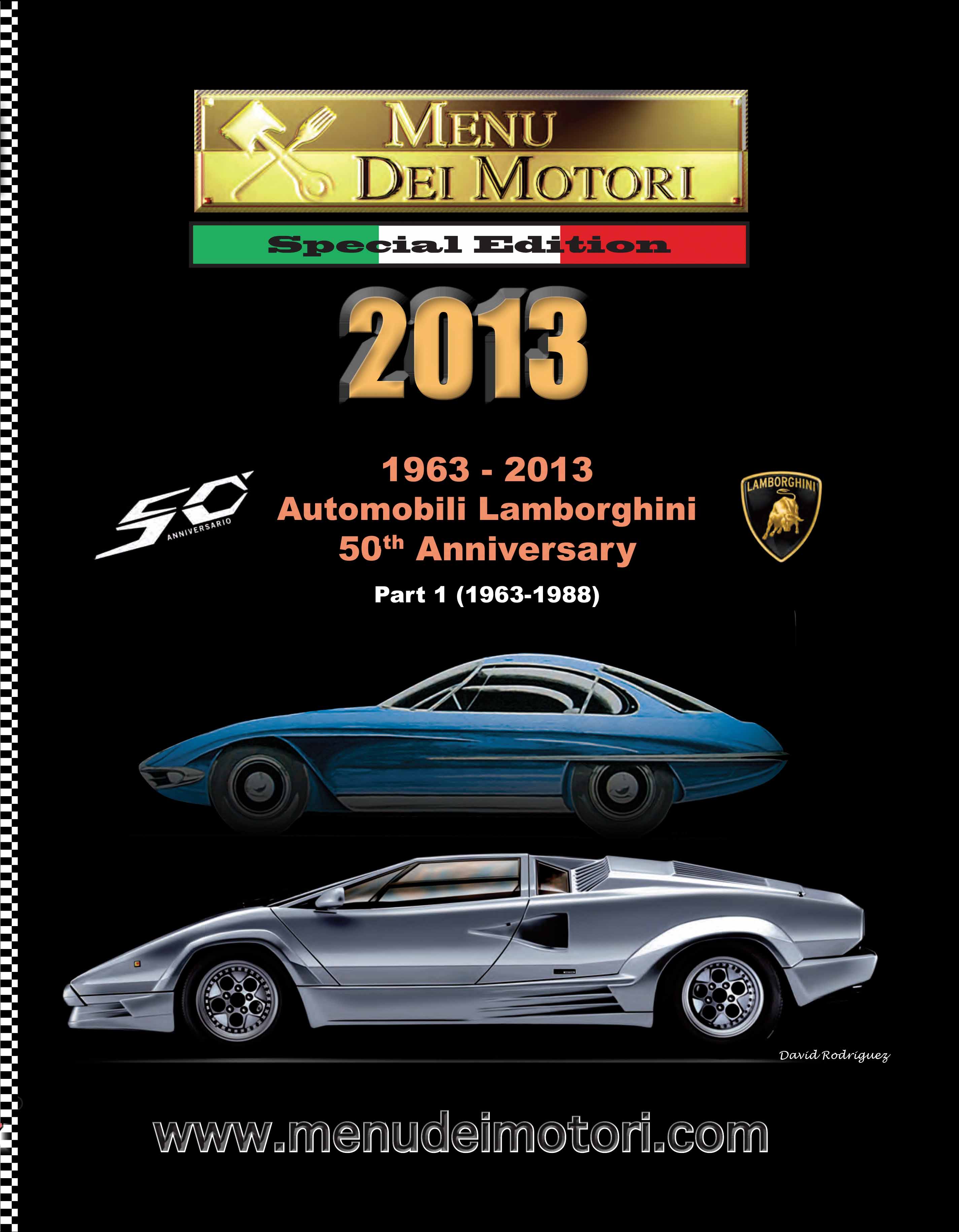 Photo of Menu dei Motori 2013, un vero libro, dedicato al 50° Lamborghini e poi frutto di un accordo speciale con uno dei maggiori editori giapponesi: la NEKO PUBBLISHING