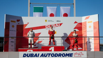 Photo of Ferrari Challenge APAC & Winter Challenge – Kurzejewski, Geddie, Uchida, Park e Kei trionfano in Gara 1 a Dubai