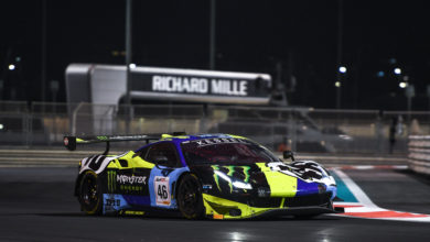 Photo of Third place for VR46 in the Gulf 12 Hours