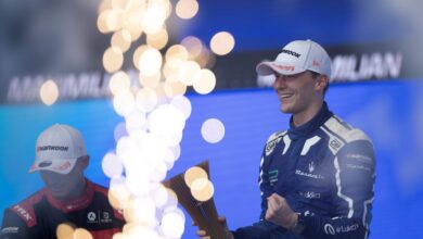 Photo of Max scores Maserati’s first single-seater victory since 1957
